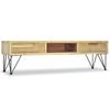 Vidaxl Szafka Pod Telewizor, 120 X 35 X 35 Cm, Lite Drewno Tekowe