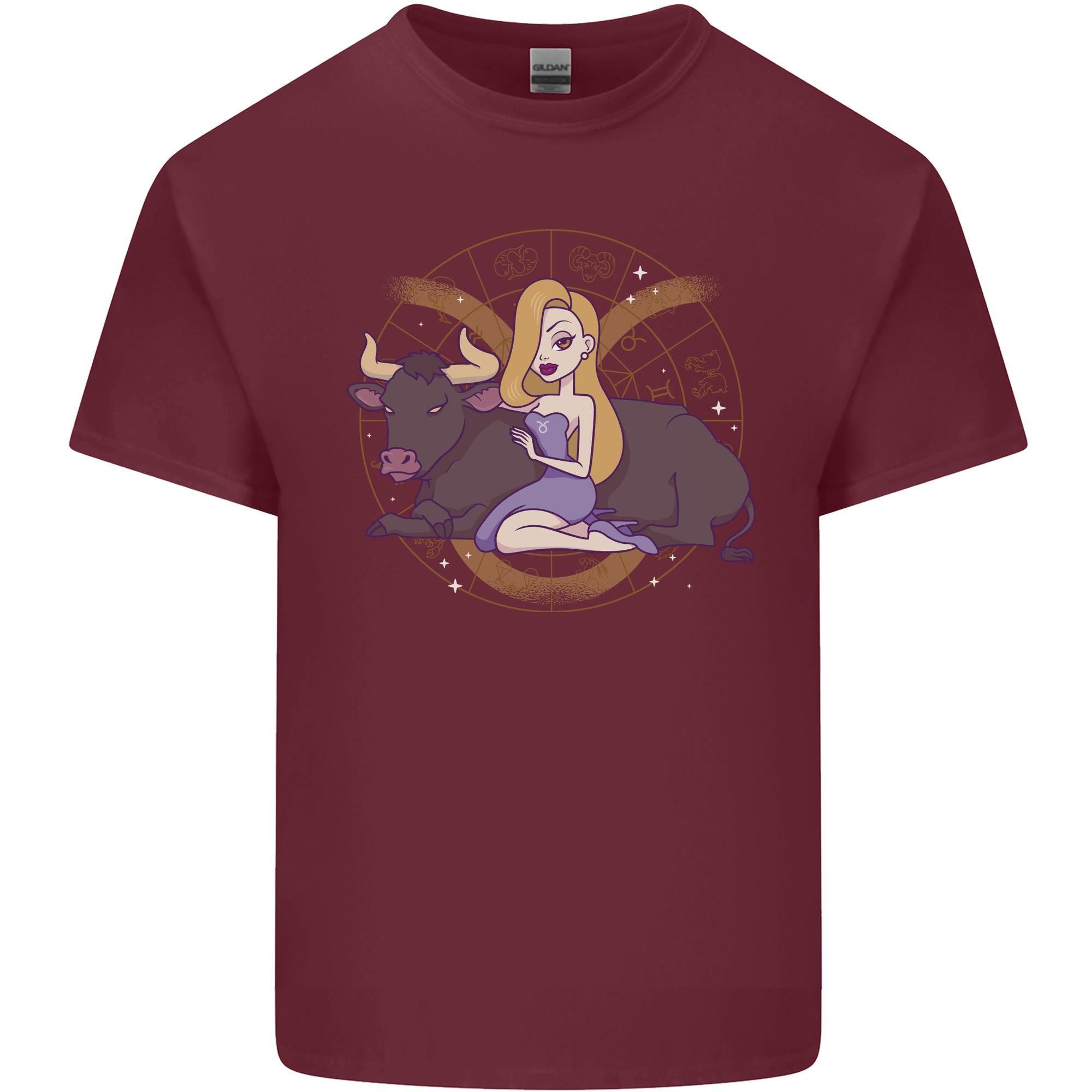 Taurus Star Sign Zodiac Astrological Unisexs Light Cotton TShirt S