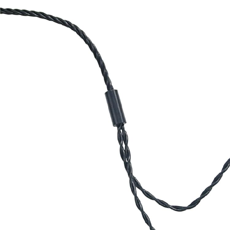 Enhanceds Sound Quality 4 Braideds Wire Cable Triple Button Mics MMCX Connectors for SE425 SE535 Headphones