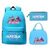 Kpop Peripheral Printing Student Schoolbag Large Capacity Casual Backpack Three-Piece Set