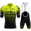 Cycling Equipment Men's Mtb Clothing Jersey  Clothes Sports Set Tricuta Pro 2022 Professional Shirt Bib Pants Gel