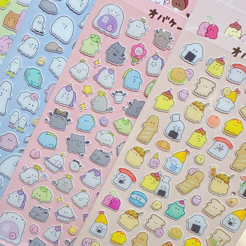 3D Kristall Aufkleber 4 Stück Niedliche Tiere Kleiner Geist Kinder Belohnungs Aufkleber für Kleine Dekoration Verzierungen BulingBulingStickers Shop