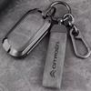 Citroen Logo Car Vintage Leather Keychain Ring Zinc Alloy Chain Key For Citroen C1 DS3 C2 C3 Vts C4 Saxo C4L C5 C6 C8 Xsara