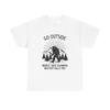 Go Outside Bigfoot Graphic T Shirt Mens Womens Tees Top Outdoors Funny Unisex Heavy Cotton Tee