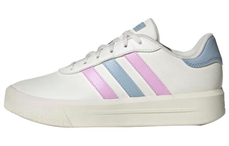 

Adidas Court Platform Shoes Off White Lilac Blue Women s IE9987 36