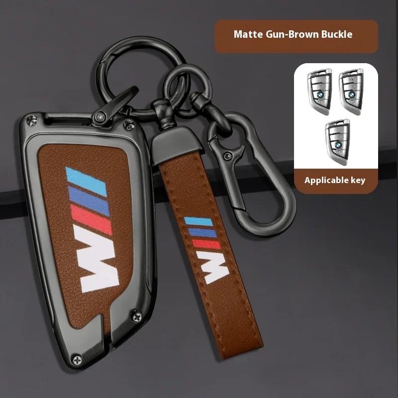

Hot 2025 For BMW M E39 E46 E60 E90 F25 F15 F10 F20 F30 F01 G05 G20 X1 X3 X5 Car TPU Zinc Alloy Key Case Bag Car Key Chain Metal