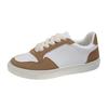 New spring and autumn color matching female couple white shoes sports and leisure board shoes lace-up women's shoes