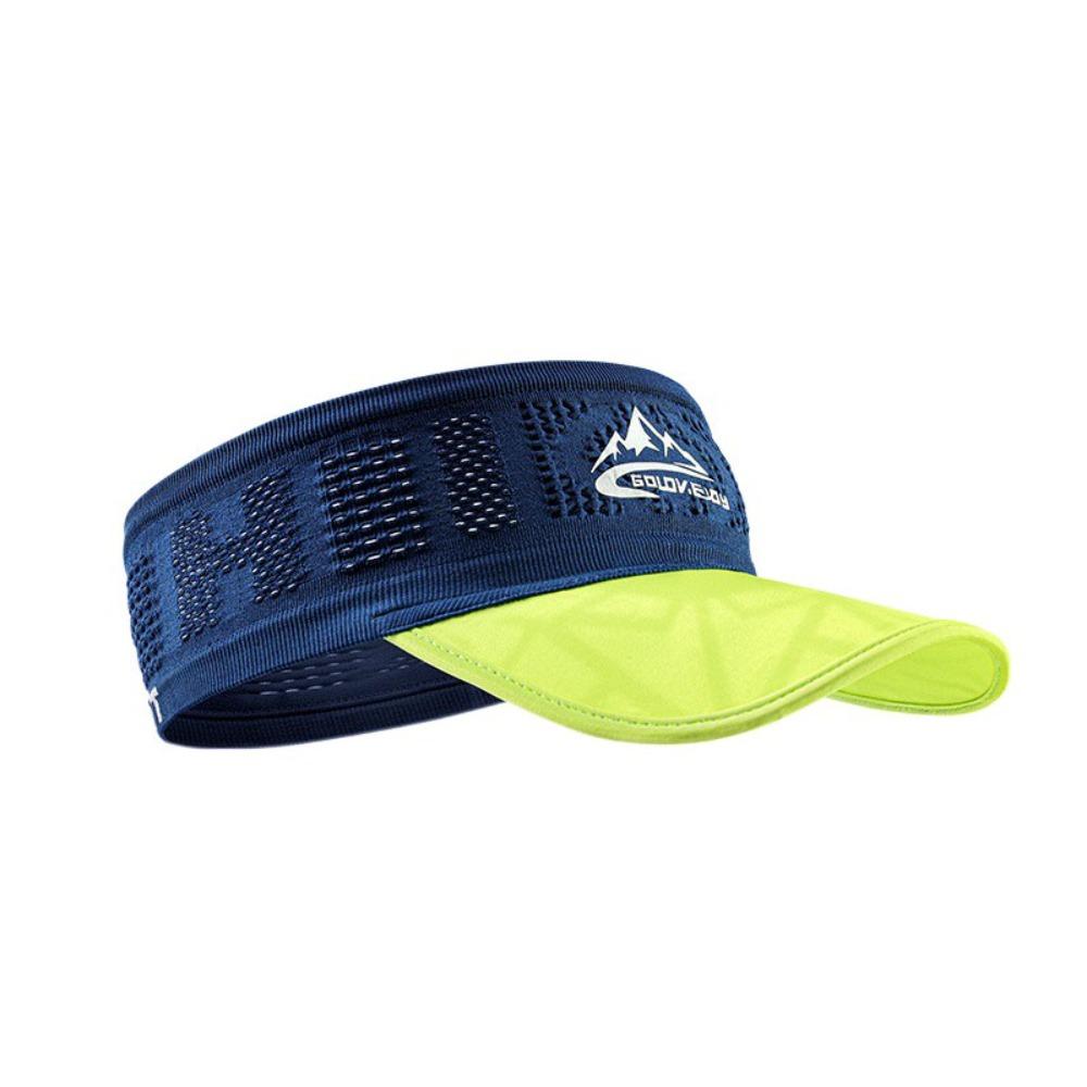 Casual Quick-drying Top Air Cap Anti-UV Breathable Cycling Cap Elastic Non-slip Mountaineering Cap Unisex синий