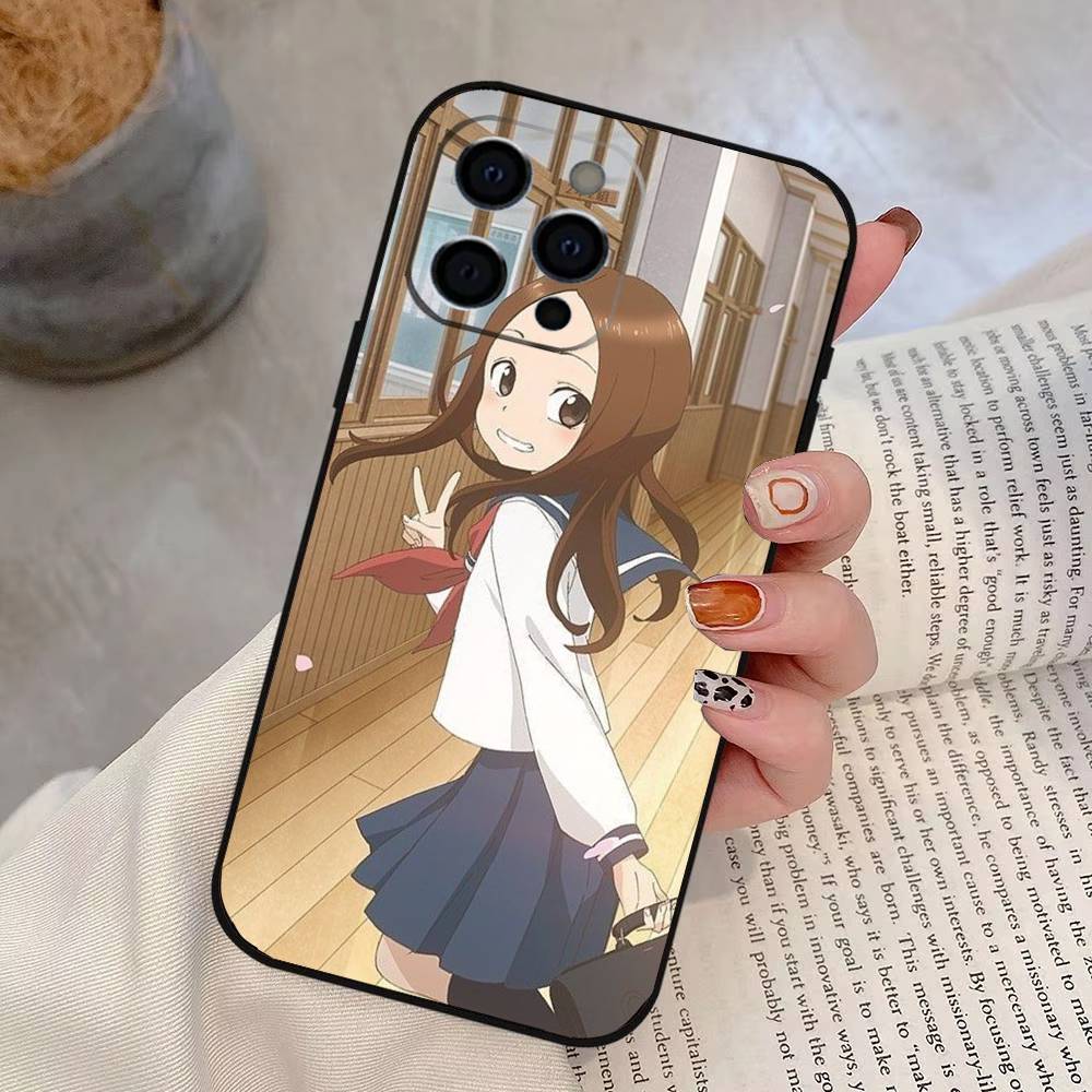 

Karakai Jouzu no Takagi-san Phone Case Silicone Soft For IPhone 17 16 15 14 13 12 11 X XR Plus Pro Max Plus iPhone16ProMax