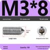 304 Stainless Steel Internal Hex Set Screw | Headless Grub Screw M2-M16
