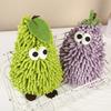 Cartoon Hand Towel for Bathroom Thicken Eggplant Pear Shaped Towel Super Absorbent Quick