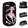 Mahou Shoujo Madoka Pencil Cases Classic Madoka Magica Anime Pen Holder Bags Student Students School Zipper Pencil Pouch