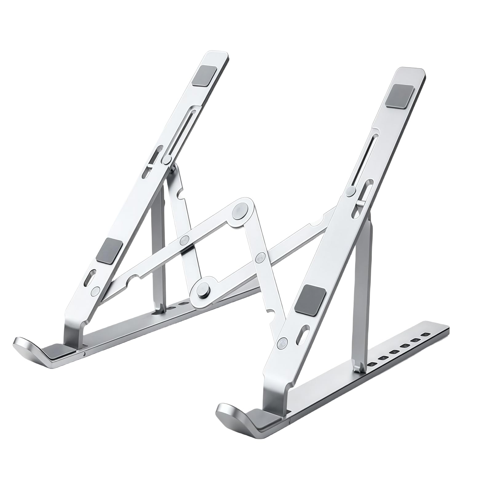 

VivaViva Adjustable Angle Foldable Laptop Stand with Backrest for Lecture Improves Convenient Aluminum Alloy Includes Storage Bag Non-Slip Desks,