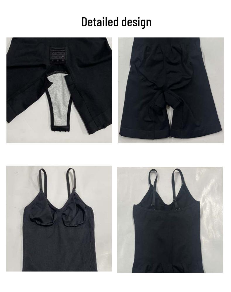 Ciało Shaper bez szwu: Wyszczuplający Kombinezon Jednoczęściowy z Kontrolą Brzucha i Podnoszeniem Pośladków, Regulowany Top na Ramiączkach z Szortami