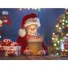 2 Santa Hat Christmas Cap Unisex Xmas Holiday Hat Bulk for New Year Party Supplies Christmas Decoration (red, 12.6 X 17.7 Inch)