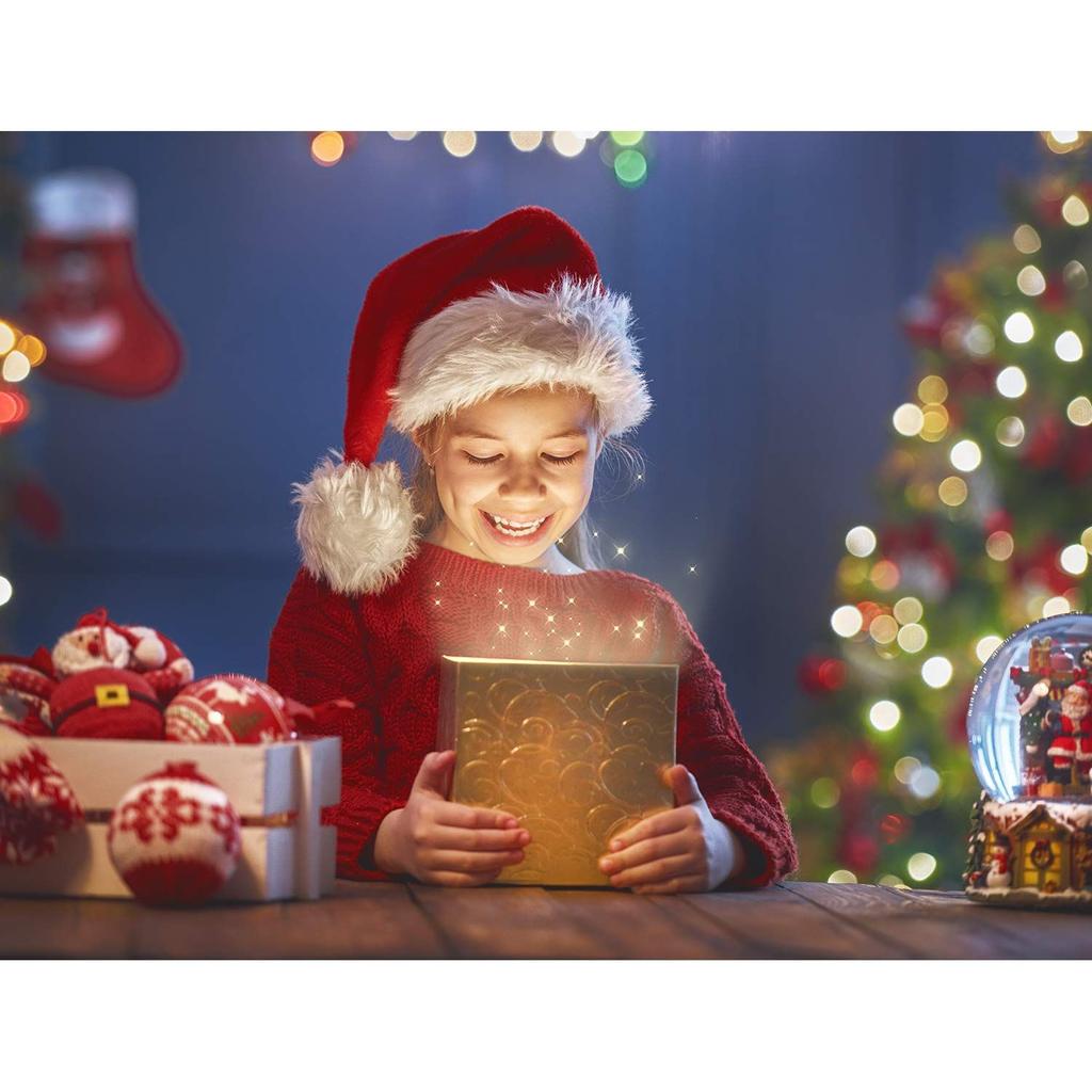 2 Santa Hat Christmas Cap Unisex Xmas Holiday Hat Bulk for New Year Party Supplies Christmas Decoration (red, 12.6 X 17.7 Inch)