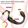 Scorpion Prostate Vibration Ring & Anal Male Massager with Dual Motors, Strong Vibration, USB Magnetic Charging
