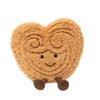 Hobby Dessert Plush Toy Set: Butterfly Pastry, Pudding Doll, and Biscuits Ornaments for Tea Time or Photo Props.