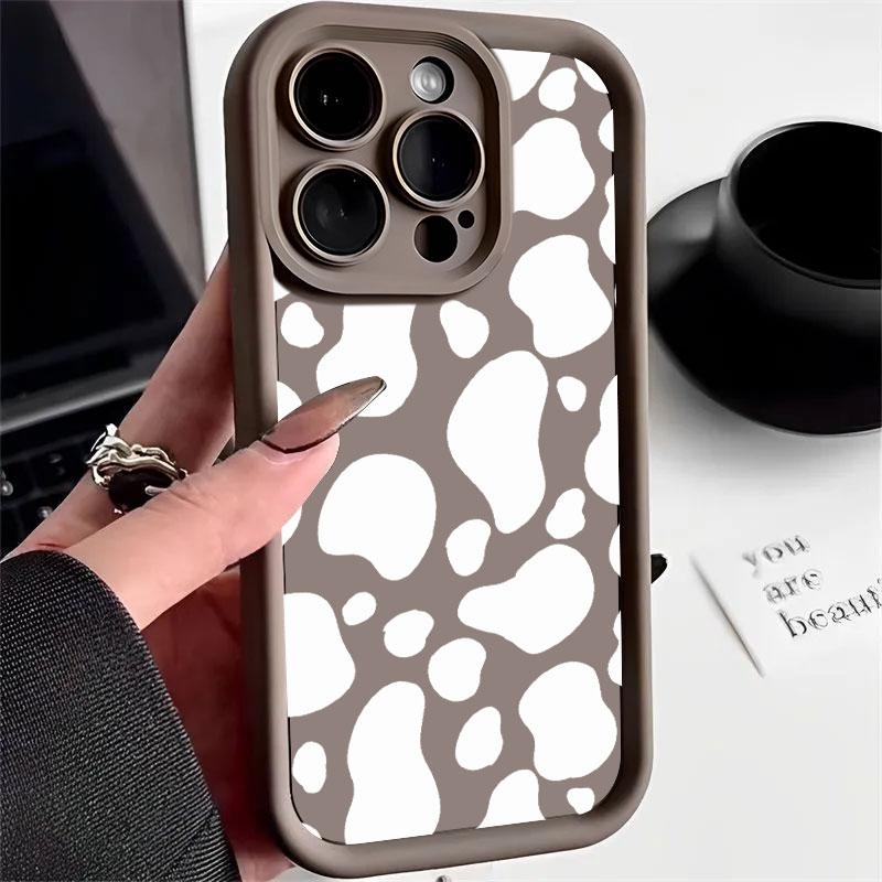 INS Leopard Print Phone Case For OPPO A18 A17K A57 A15S A54 A53S A53 A32 A36 A17 A16 A15 A38 A57S A57E A16S Silicone Soft Cover