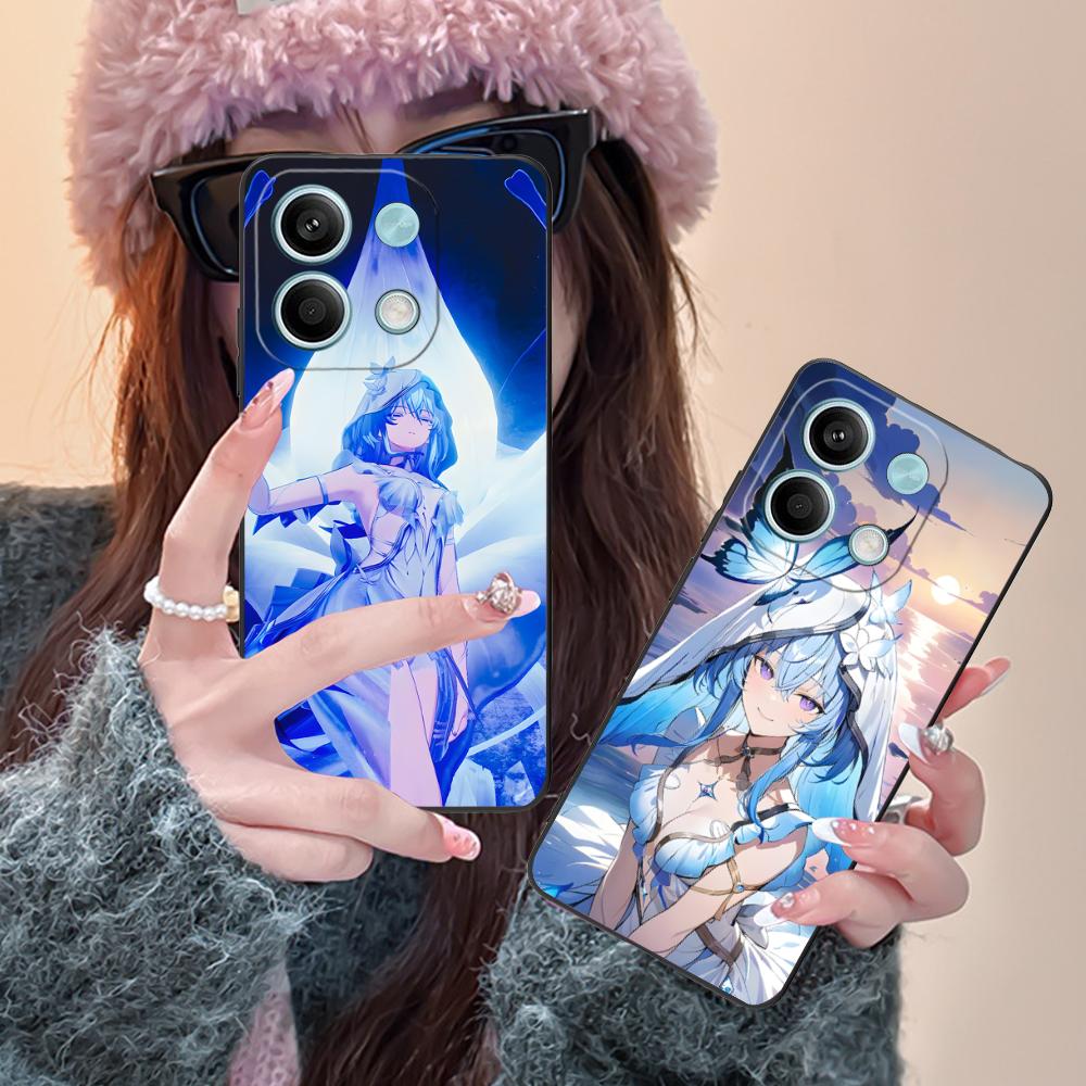 Wuthering Waves Shorekeeper Telefoonhoesje voor POCO M6 M5 M4 M3 X7 X6 X5 X4 X3 F6 F5 F4 Pro GT 5G Kleurprint Cover Mobiele Telefoons