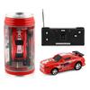 Coke Can Remote Control Car Battery Operated Remote Control Racing Vehicle LED Lights Mini RC Car with Roadblocks Christmas Gift