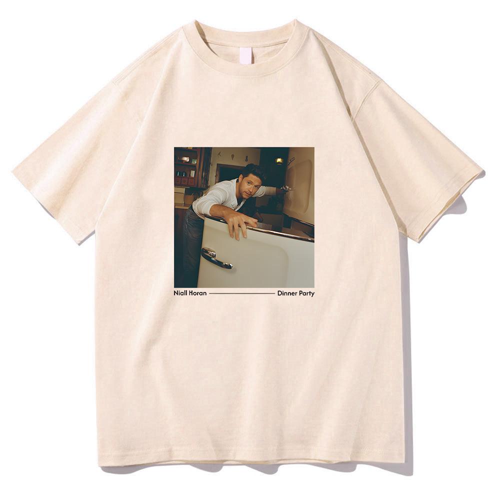Dinner Party Photo Tee Niall Horan New Album Dinner Party Tshirt Men Fashion High Quality Cotton Clothe Summer Unisex Casual Top