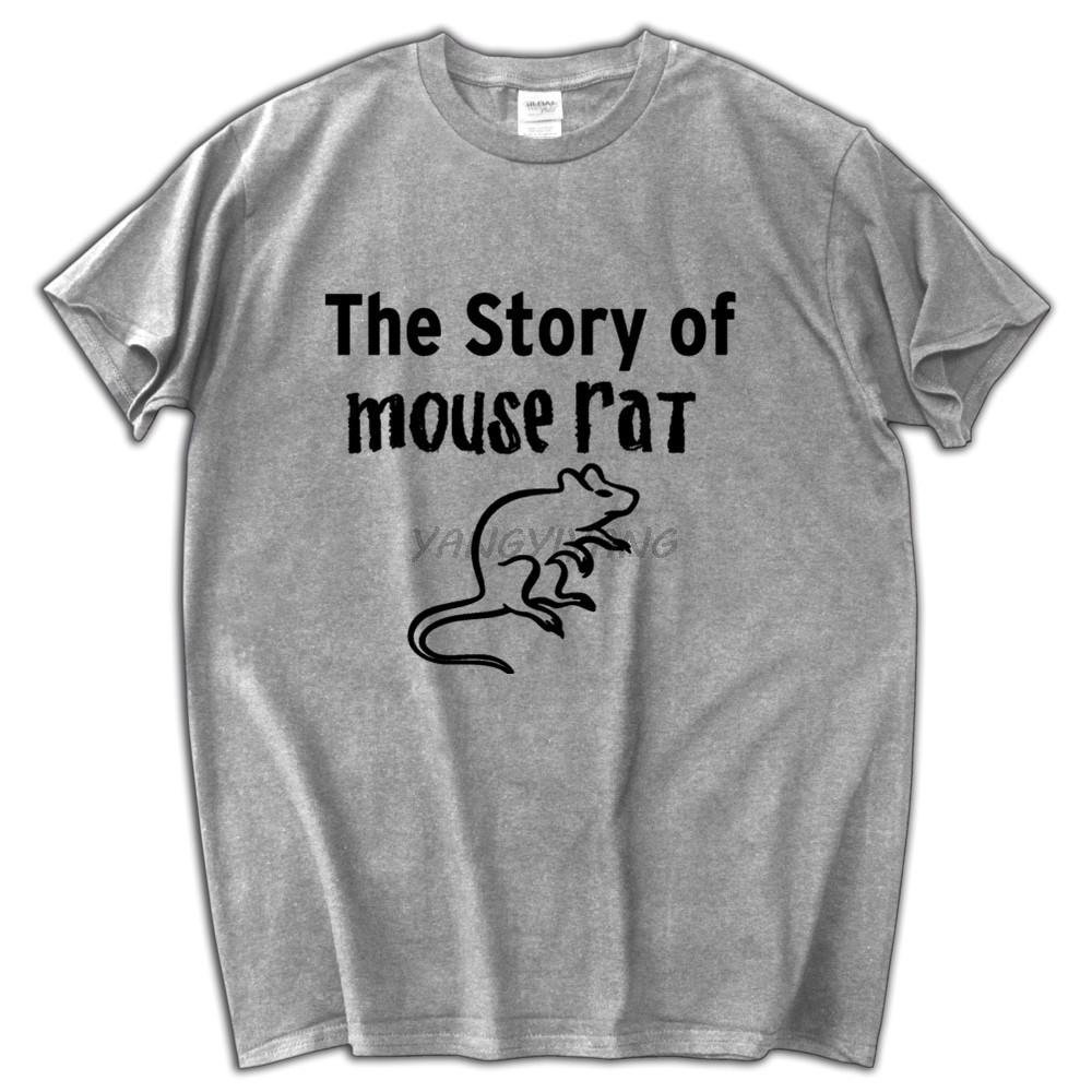 Parks And Recreation Maus Rat Lizenzierte Herren T-Shirts Baumwolle Oberteile Marke Sommer T-Shirts