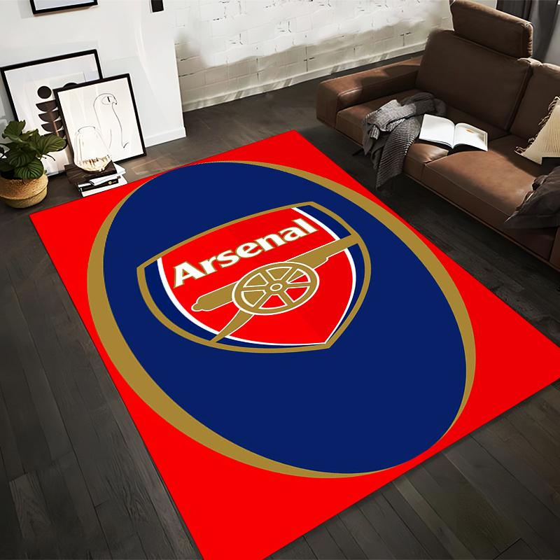 

Arsenal Logo Carpet Rug - Red and Blue Modern Living Room Decor Suitable for use as an anti-slip for living room bedroom sofas 40x60cm( 15x23in )