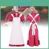 Elegant Cosplay Costume For Youngsters Featuring Chic Canglu And Youthful Design Dress And Apron