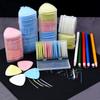 10PCS/BOX Fabric Marking Triangle Sewing Chalk Washable Fabric Markers Tailors Chalk  Craft Supplies
