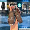 Jihu Alpha T5 Remote Koala Key Case: Luxury Leather Bag with Dedicated Buckle for S/T Models