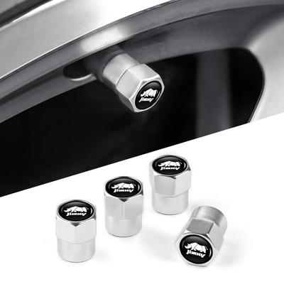 Jimny Luftventilkappen Leck Nomad JB64 Reifenventil Auto Set von 4 - Vorbeugung, Kappen, Rostfrei, Staubdicht, Zubehör,