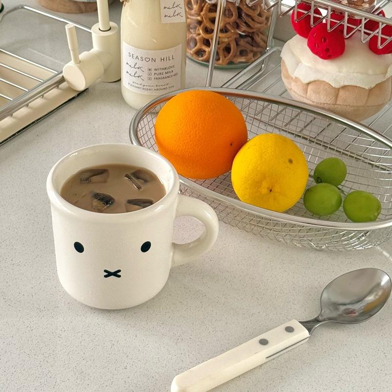 Niedlicher Hase Keramiktasse Wasserbecher Ins Stil Kaffeetasse Hochwertig Aussehende Haushaltstasse Frühstückstasse Cartoon Milchtasse