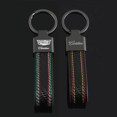 Pour ATS BLS CT4 CT5 CT6 CTS ESCALADE SLS SRX XT4 XT5 XTS Mode Cuir Logo Voiture Porte-clés Porte-clés Pendentif