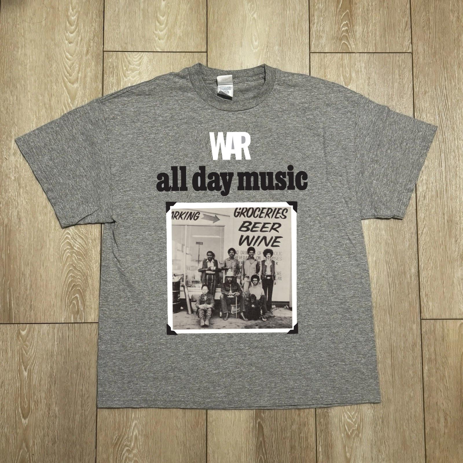 All Day Music Album War Band On Tour T Shirt Full Size S-5XL S
