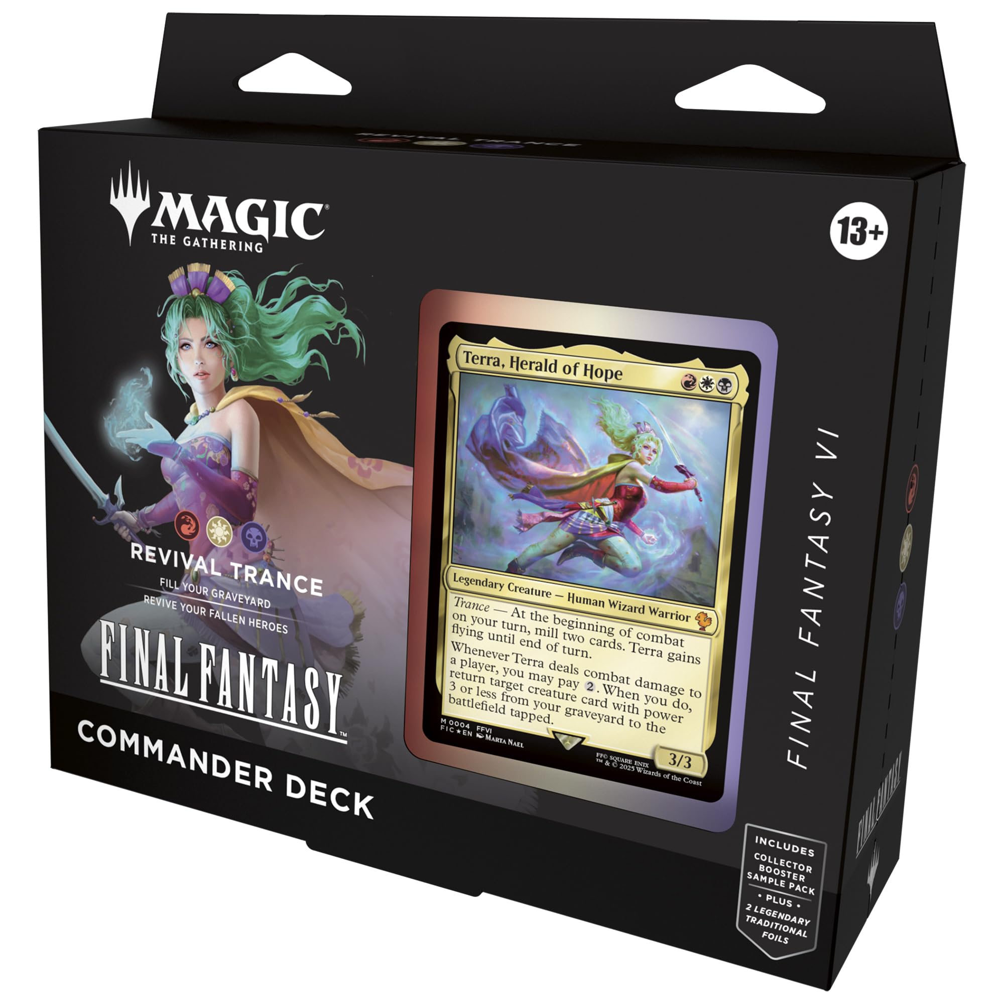 

Командирская колода Английская версия ККИ MTG Wizards of the Coast FIN D38450000 Magic Gathering—FINAL FANTASY (Транс-Реанимировать)
