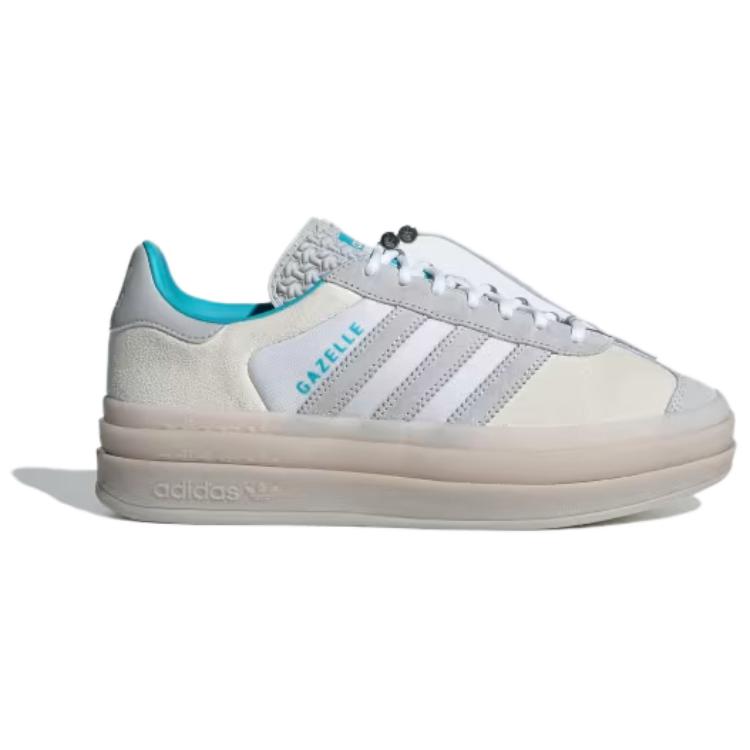ORDINARY PEOPLE X Adidas  Gazelle Bold City of Seoul Pack - White Women Sneakers Cloud-White Light-Blue Light-Solid-Grey IH9992