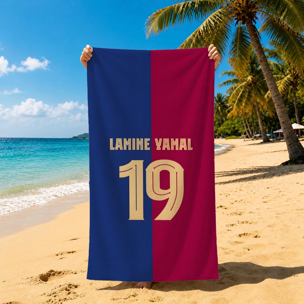 Athlete L-Lamine Y-Yamals Towel Towel Soft Pool Gift For Travel Gym Shower Cool Camping Quick Dry Sports Large Beach Towel