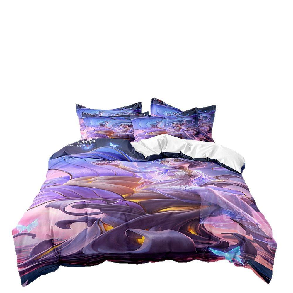 Fifth Personality Quilt Cover Bedding 3D Digital Printing Three-Piece Set