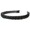 Women Chemical Fiber Hair Hoop Synthetic Wig Braided Headband Headwear Hairband