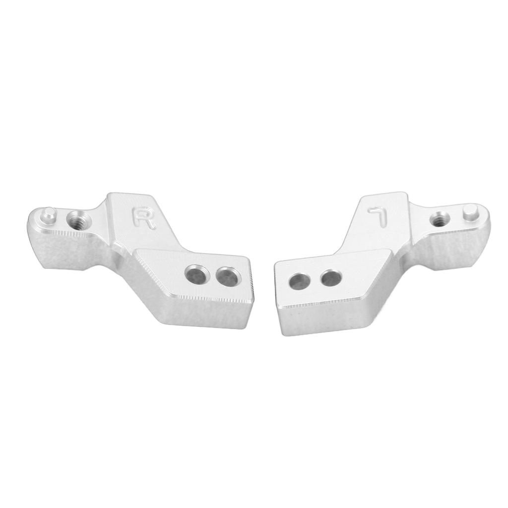2pcs Front Bumper Mounts Aluminum Alloy Lightweight Front Fixing Seats with Screws Wrench for   SCX24 1Celsius24 RC Car