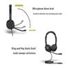 Jabra Evolve2 30 SE Dual-Ear Wired USB Headset (CN Version)