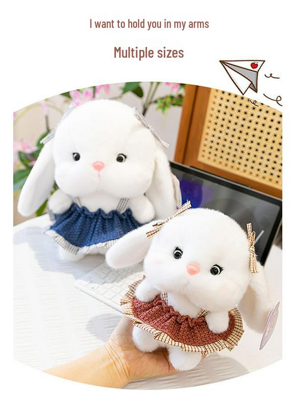 Entzückendes Cartoon-Kaninchen-Plüschtier - Niedliche Baby-Schmusepuppe & Geburtstagsgeschenk