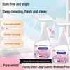 Stain-Free Spray: Powerful No-Rinse Detergent for White Clothes - Removes Stains, Yellowing, Mold, and Oil.