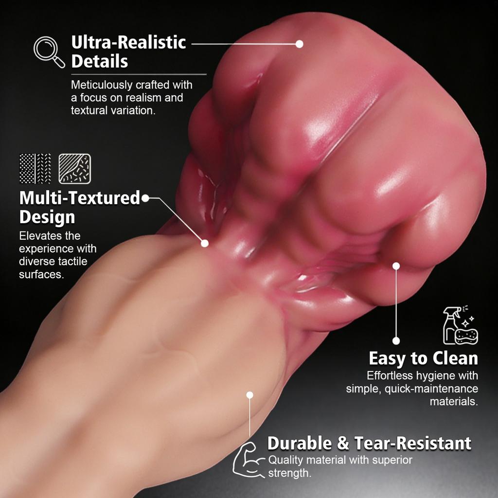 Human Leg Anal Plug Five Sizes of Anal Plugs Realistic Texture Butt Plug Adult Sex Toys Soft Silicone Material Man Women 18+ Waterproof Easy To Clean