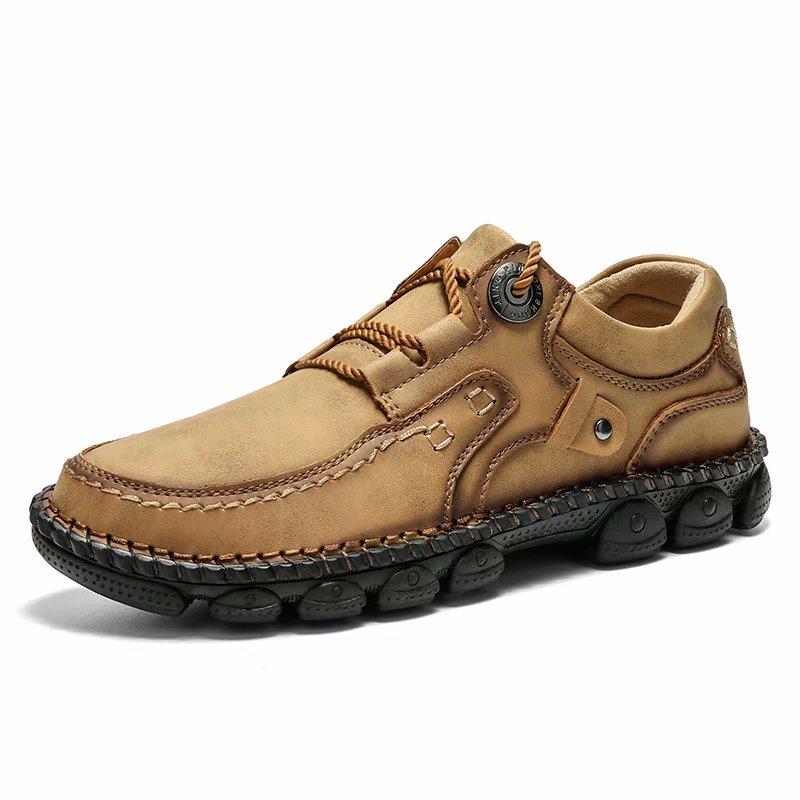 Bequeme Männer Casual Schuhe Müßiggänger Männer Schuhe Qualität Split Leder männer Schuhe Männer Wohnungen Mokassins Schuhe Größe 38-48