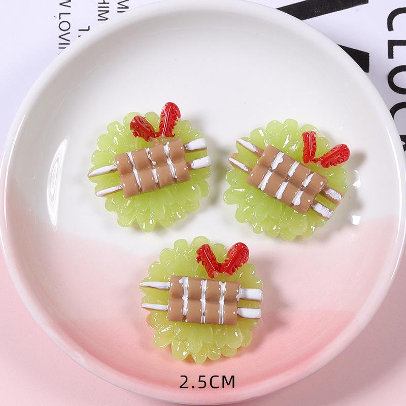 Ready-made Simulated Food Sushi Bread Pizza DIY Phone Case & Beauty Accessories for Kids Resin Jewelry