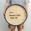 Bamboo Weaving Winnowing Basket and Sieve - Large Size for Household and Farm Use
