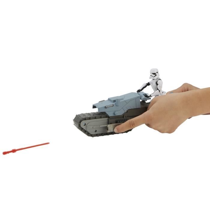 Figurine stormtrooper 12 cm et véhicule épisode 9 - hasbro - galaxy of adventures - extérieur