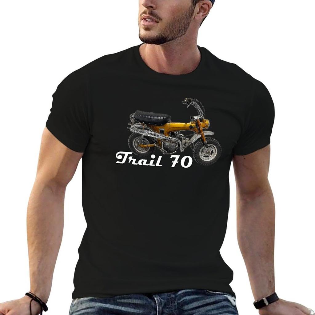Trail Mini BIke Vintage Mini Bike Retro Mini Bike TShirt Plus Size Workout Short Sleeve Top